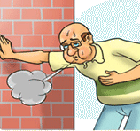 Grandpa can't breathe! --that's what exacerbation means