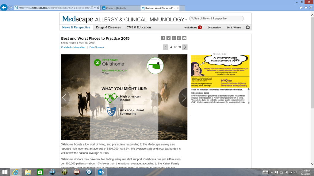 Tulsa is on the list